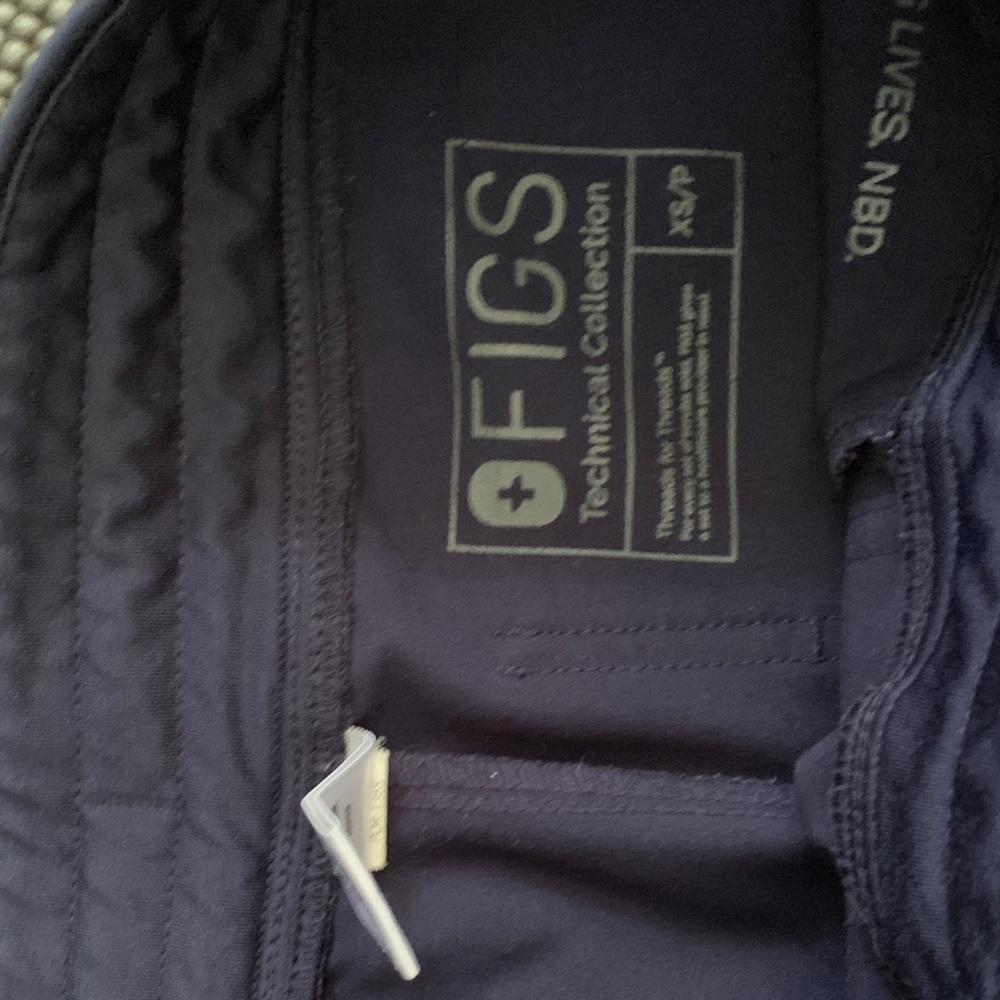 Figs Navy Blue Jogger Scrub Pants